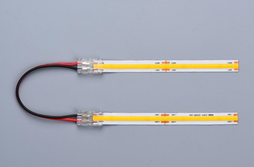 LED strips and their wire connections