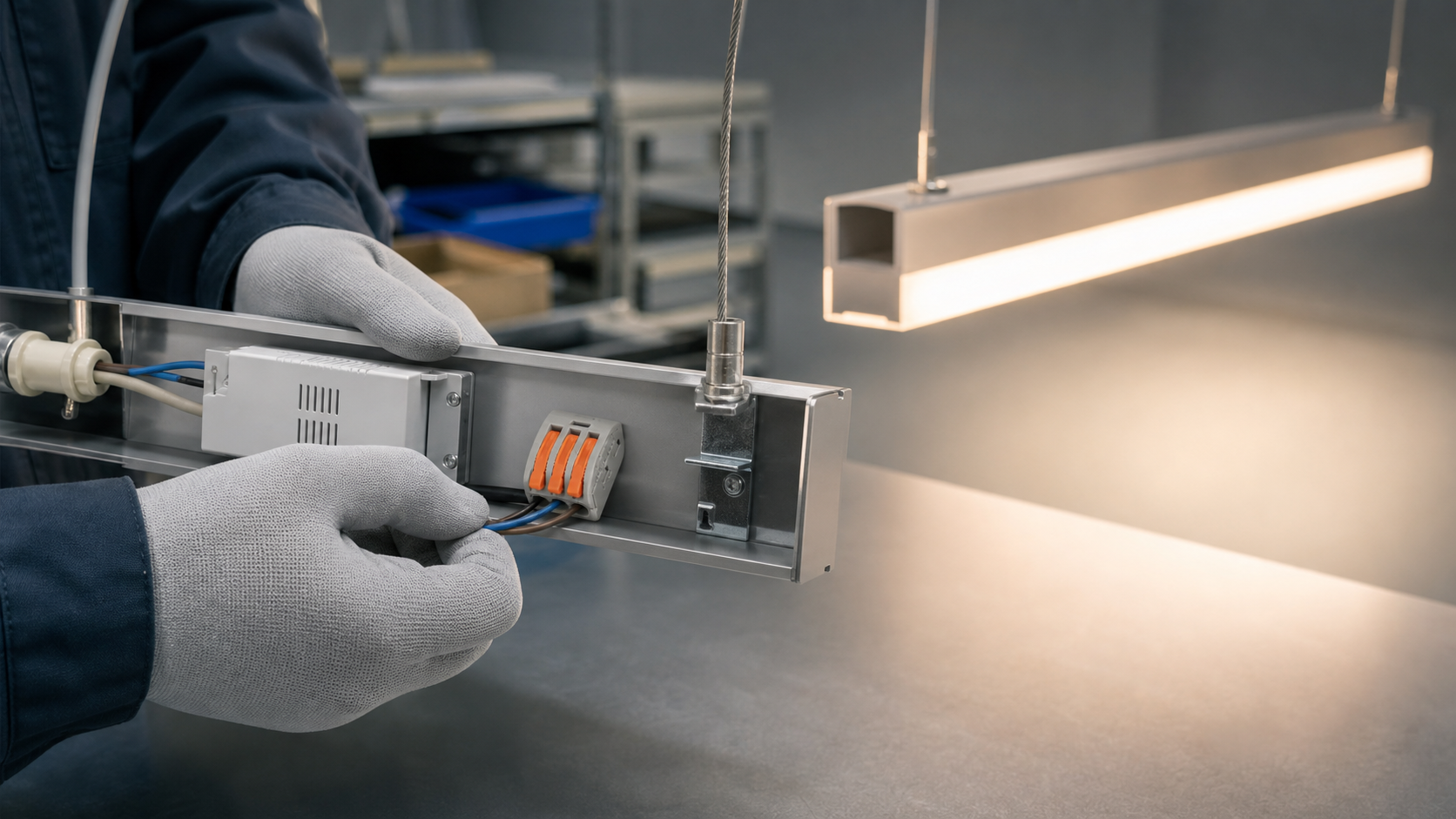 WIRIX connector used in a lighting assembly requiring exact model documentation