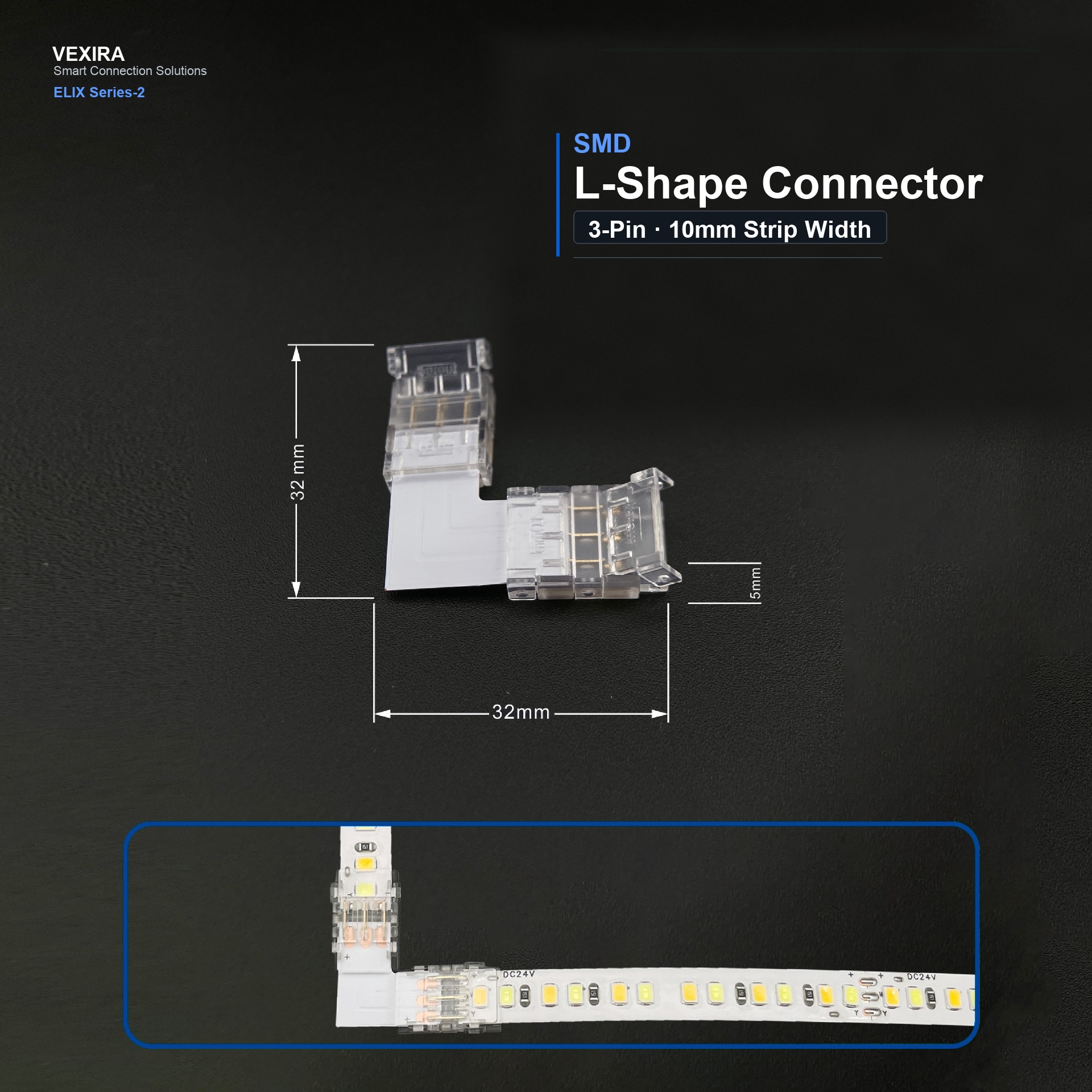 S-3P-10-L-S L-Shape Connector