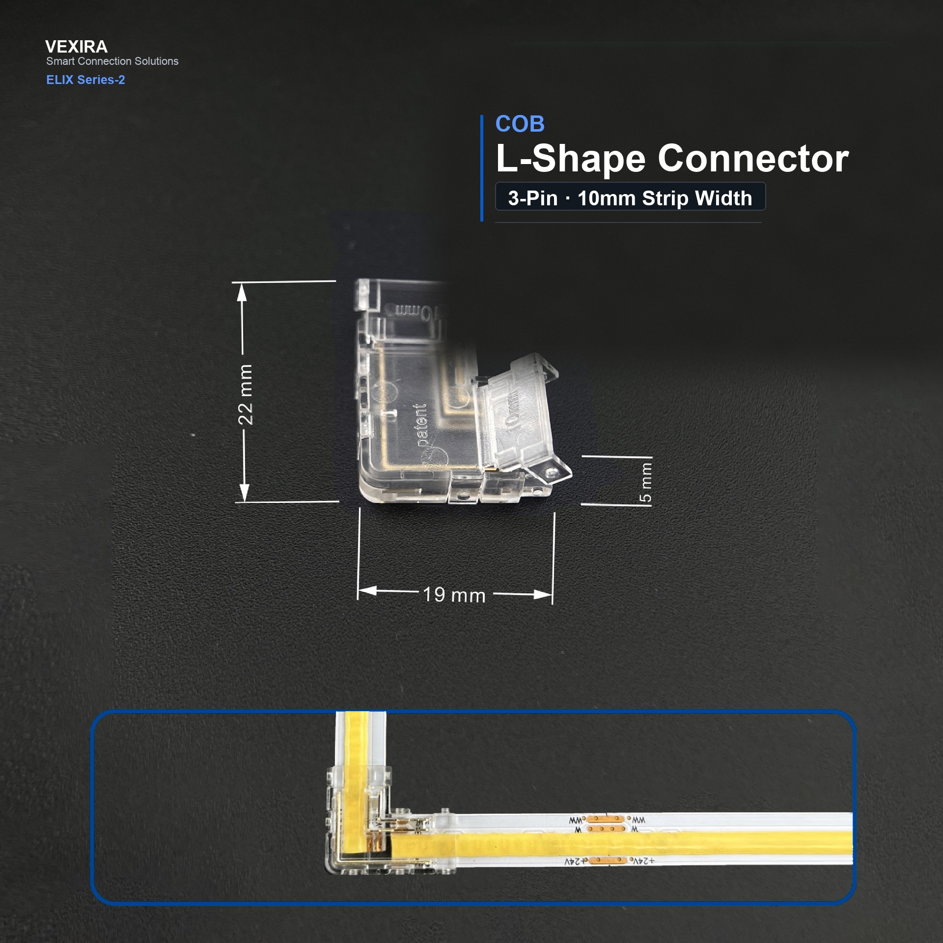 S-3P-10-L-C L-Shape Connector