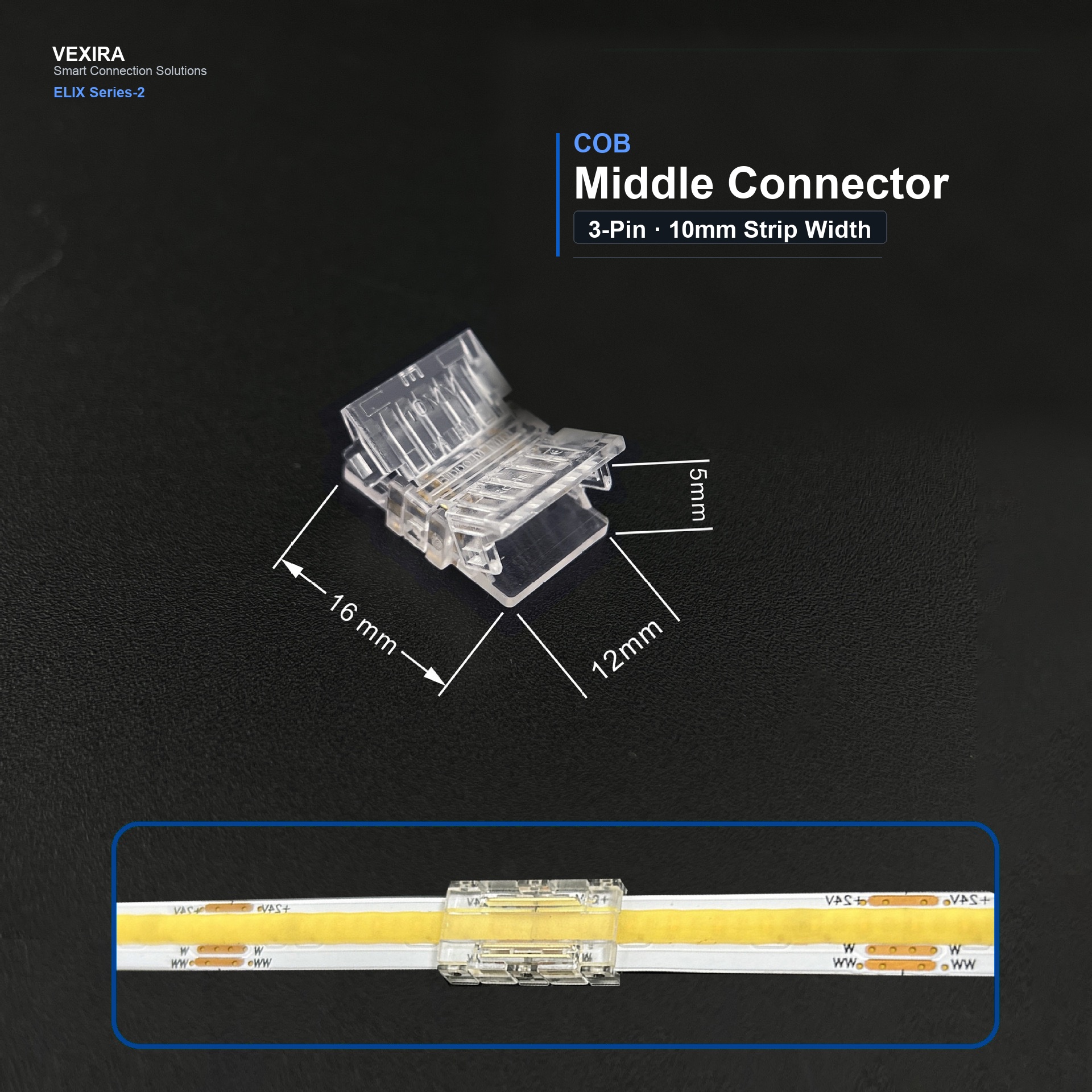 S-3P-10-C Middle Connector