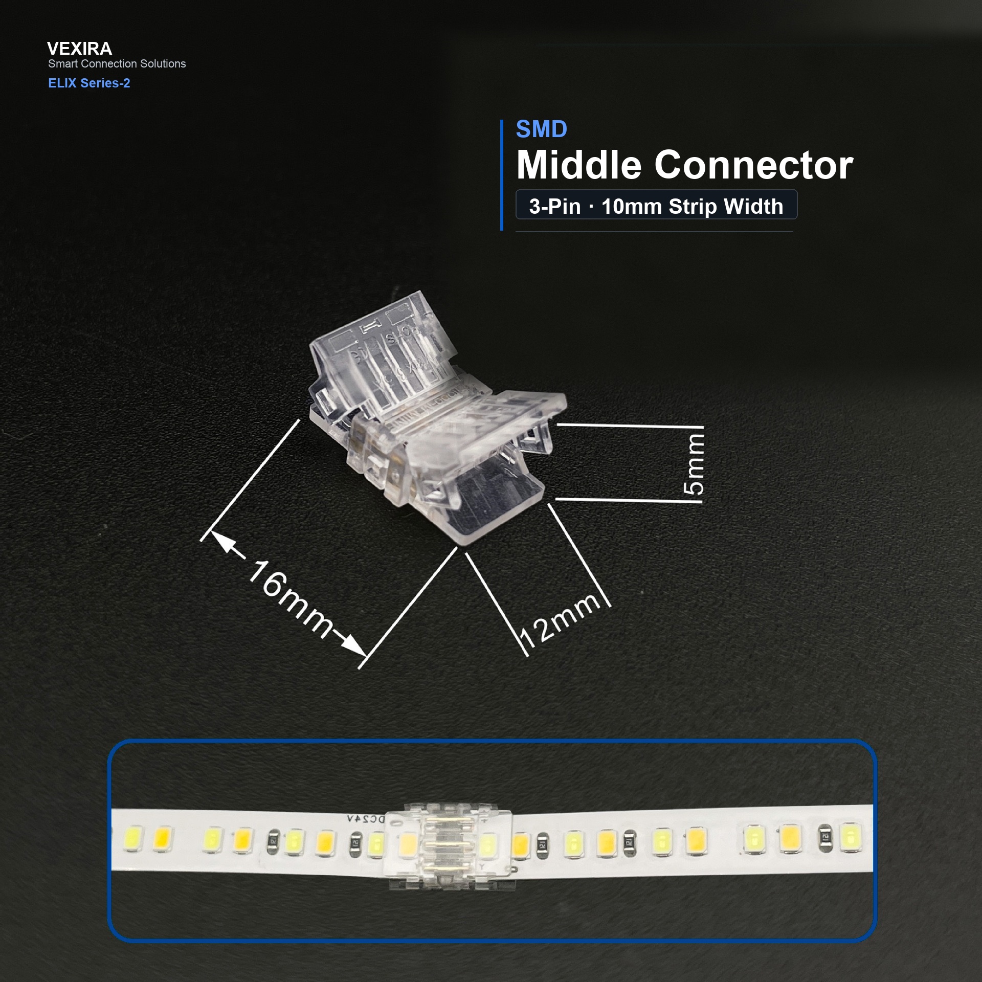 S-3P-10-S Middle Connector