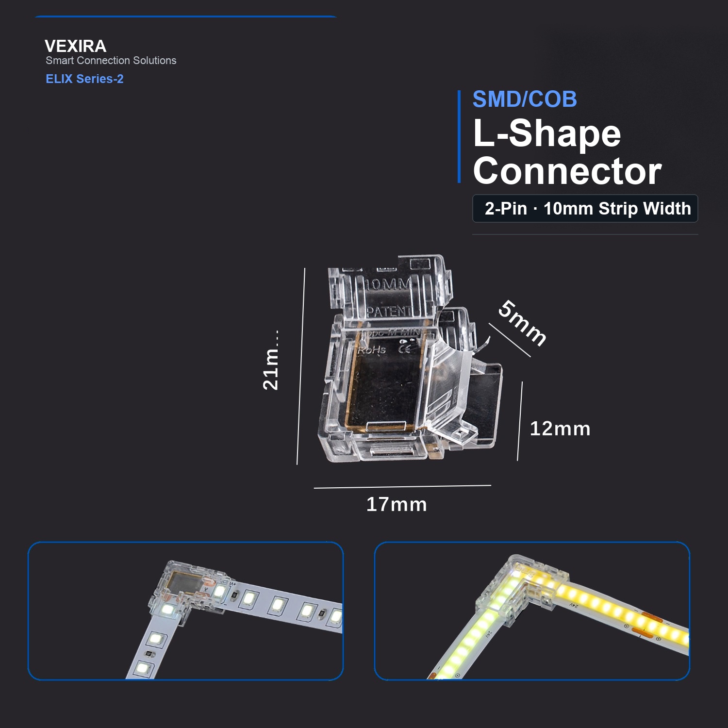 S-2P-10-L L-Shape Connector