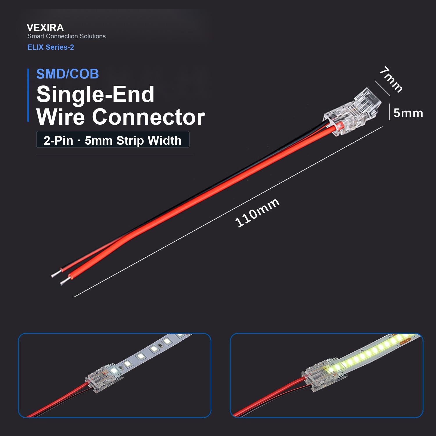 S-2P-5-1 Single-End Wire Connector