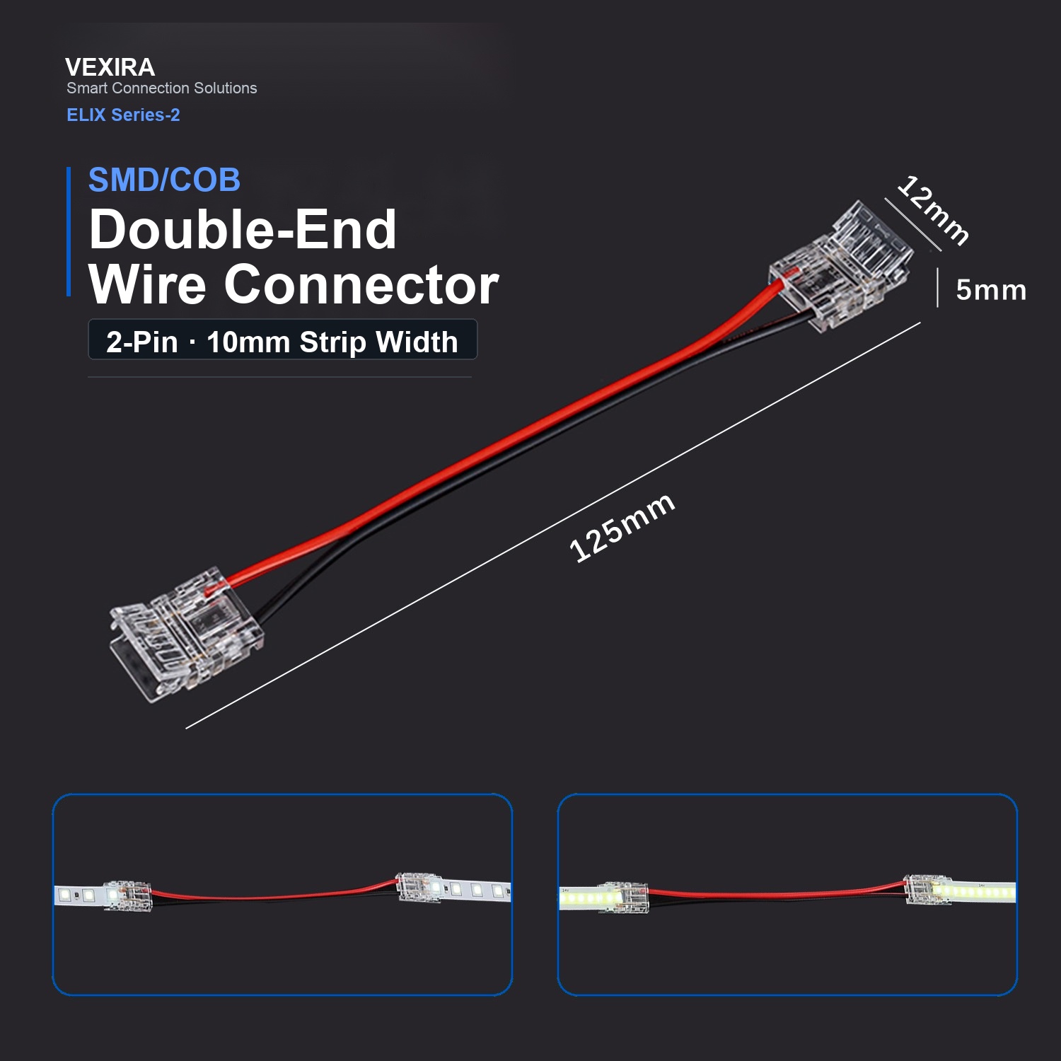 S-2P-10-2 Double-End Wire Connector