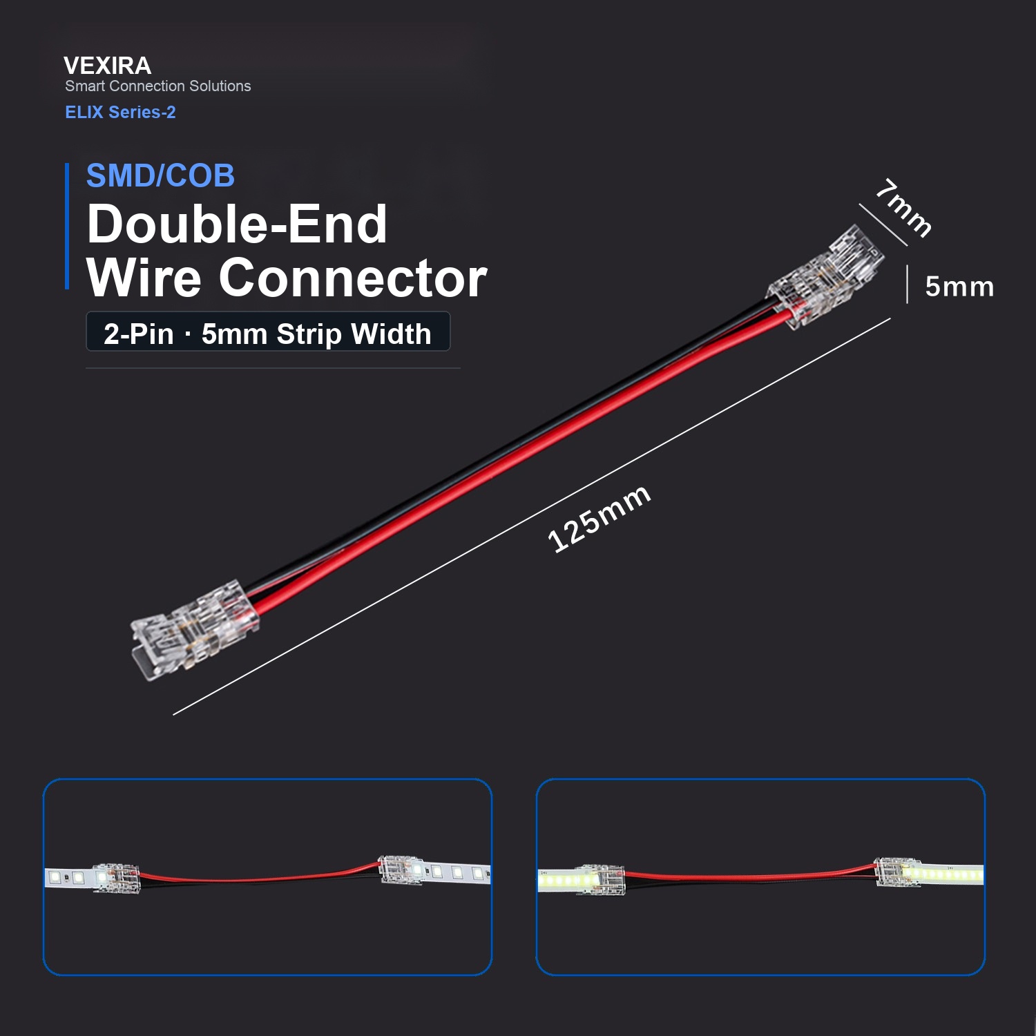 S-2P-5-2 Double-End Wire Connector