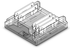 S-COB-5PIN-12MM-A Press-Fit LED Strip Connector