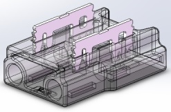 S-SC-2PIN-8MM-D Press-Fit LED Strip Connector