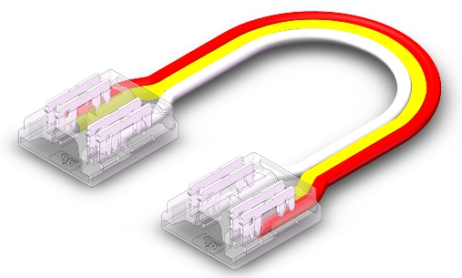 S-COB-3PIN-10MM-C Press-Fit LED Strip Connector