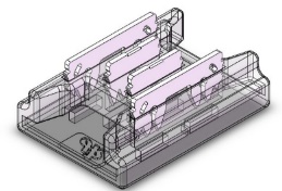 S-SMD-4PIN-8MM-A Press-Fit LED Strip Connector
