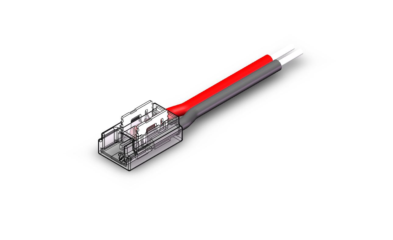 S-SC-2PIN-5MM-B1 Press-Fit LED Strip Connector
