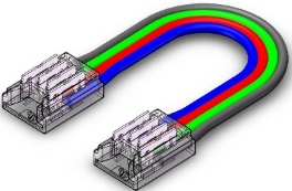 S-SMD-4PIN-8MM-C Press-Fit LED Strip Connector