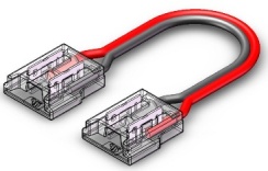 S-SMD-2PIN-10MM-C Press-Fit LED Strip Connector