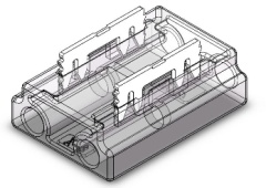S-SC-2PIN-8MM-E Press-Fit LED Strip Connector