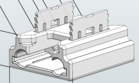 S-SC-2PIN-8MM-M Press-Fit LED Strip Connector