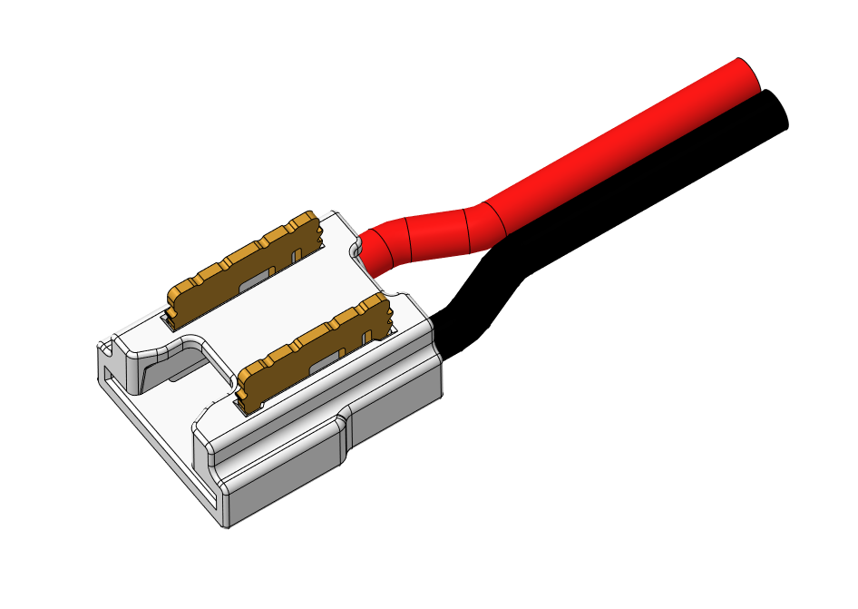 S-SC-2PIN-8MM-B8 Press-Fit LED Strip Connector