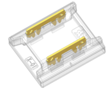 S-SC-2PIN-10MM-AG Press-Fit LED Strip Connector