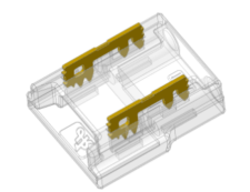 S-SC-2PIN-10MM-DG Press-Fit LED Strip Connector