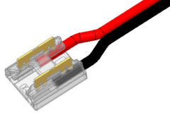 S-SC-2PIN-8MM-ZBG Press-Fit LED Strip Connector
