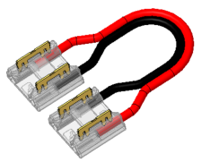 S-SC-2PIN-10MM-ZCG Press-Fit LED Strip Connector