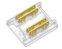 S-COB-4PIN-10MM-AG Press-Fit LED Strip Connector