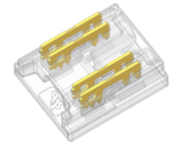 S-COB-4PIN-10MM-DG Press-Fit LED Strip Connector