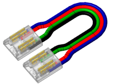 S-COB-4PIN-10MM-CG Press-Fit LED Strip Connector