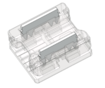 S-SC-2PIN-8MM-FA Press-Fit LED Strip Connector