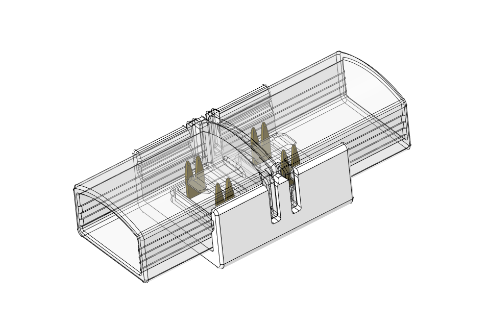 IP-SC-2PIN-8MM-A1 Press-Fit LED Strip Connector