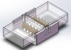 IP-SMD-5PIN-12MM-A Press-Fit LED Strip Connector