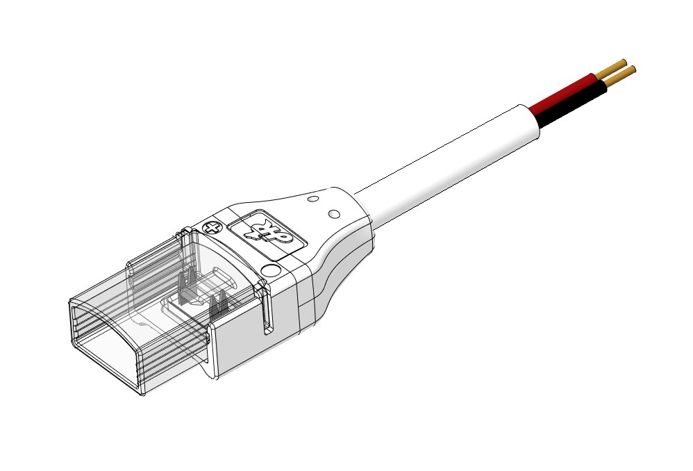 IP-SC-2PIN-8MM-B1 Press-Fit LED Strip Connector