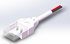 IP-SMD-2PIN-10MM-B Press-Fit LED Strip Connector