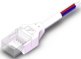 IP-SMD-5PIN-10MM-B Press-Fit LED Strip Connector
