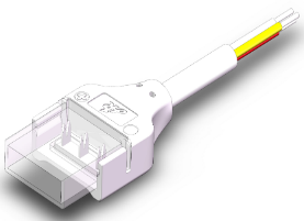 IP-SMD-3PIN-12MM-B Press-Fit LED Strip Connector