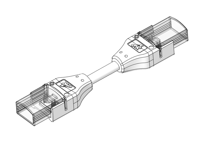 IP-SC-2PIN-8MM-C1 Press-Fit LED Strip Connector