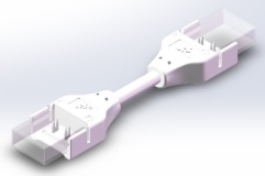 IP-SMD-2PIN-10MM-C Press-Fit LED Strip Connector