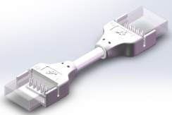 IP-SMD-5PIN-12MM-C Press-Fit LED Strip Connector