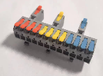 KC-6601-3-12D 6 mm² Lever Wire Distribution Connector