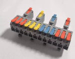 KC-6601-4-12D 6 mm² Lever Wire Distribution Connector