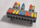 KC-6601-5-10D 6 mm² Lever Wire Distribution Connector