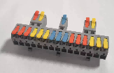 KC-6601-5-15D 6 mm² Lever Wire Distribution Connector