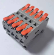 KC-6608-5C 6 mm² Lever Wire Distribution Connector