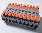 KC-6608-10C 6 mm² Lever Wire Distribution Connector