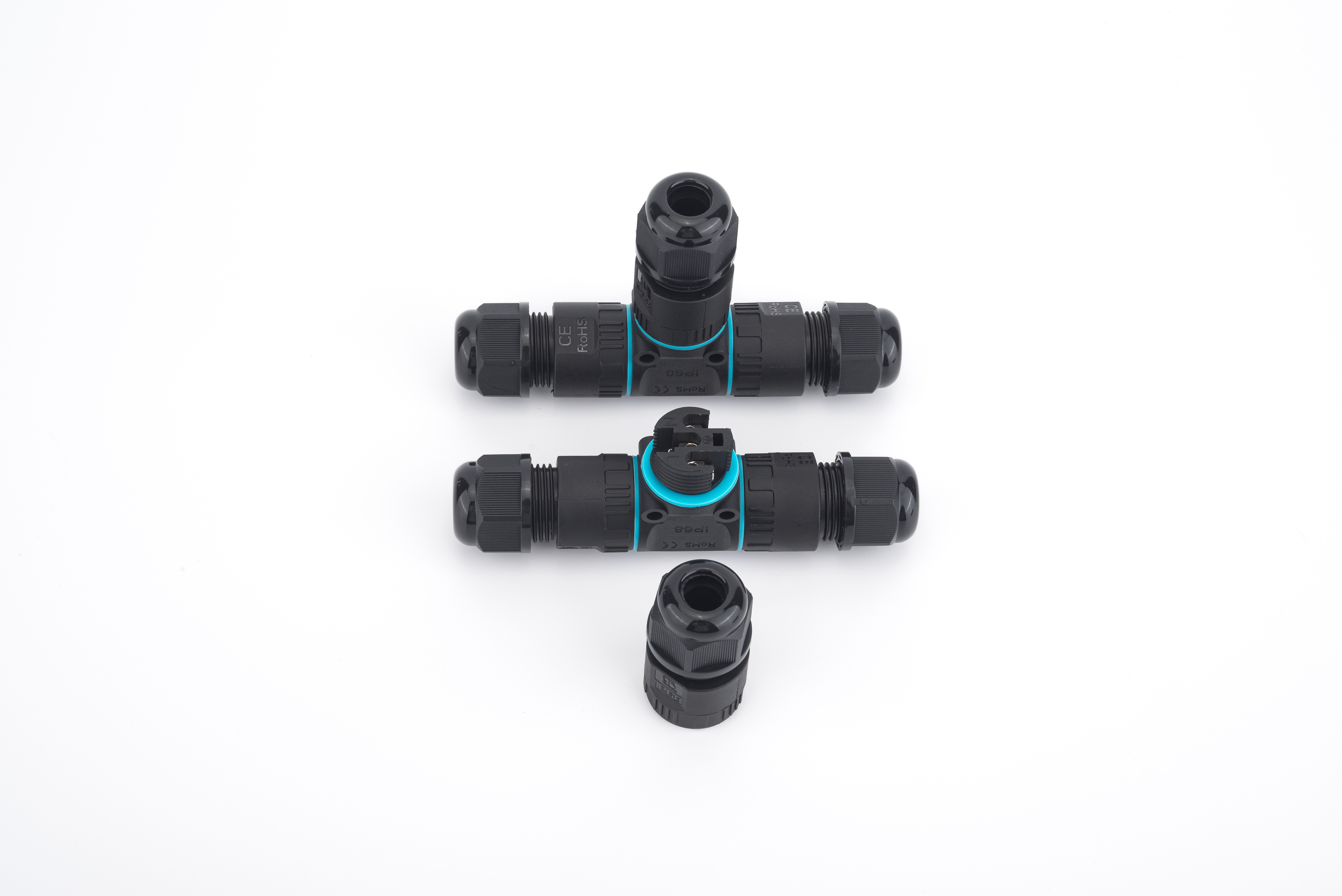 4T-M20-10 Cross-Type IP68 Cable Connector