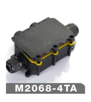 M2068-4TA Flip-Lid Rectangular Waterproof Junction Box